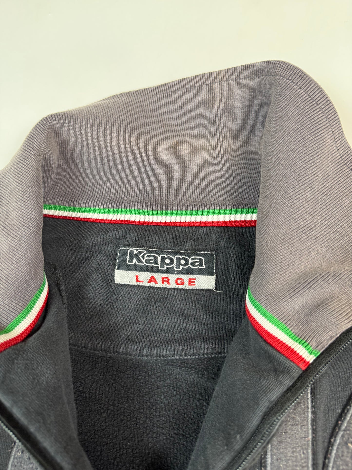 Vintage Italy Kappa spell out football track top (L)