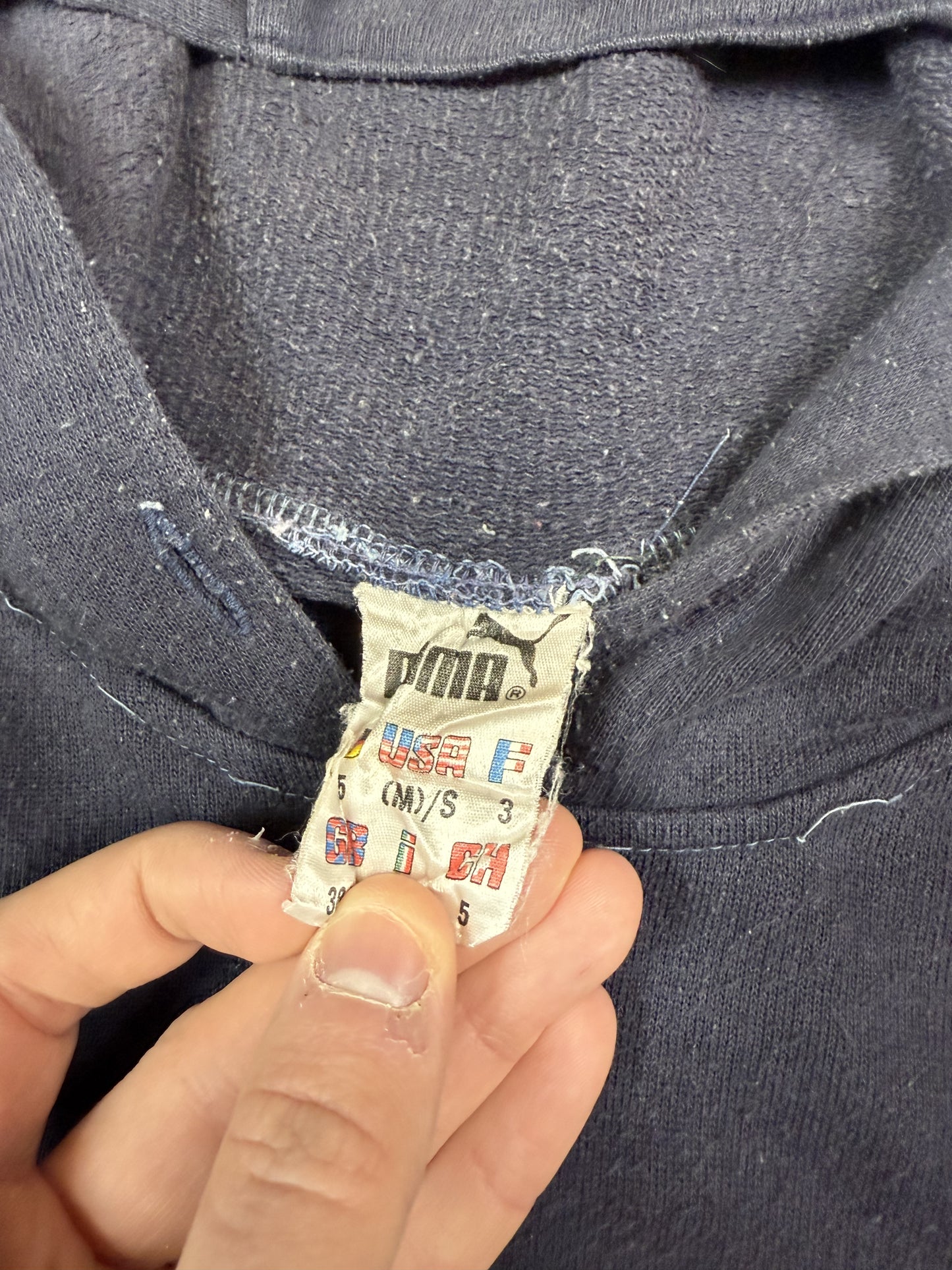 Vintage 80s Puma hoodie (M)