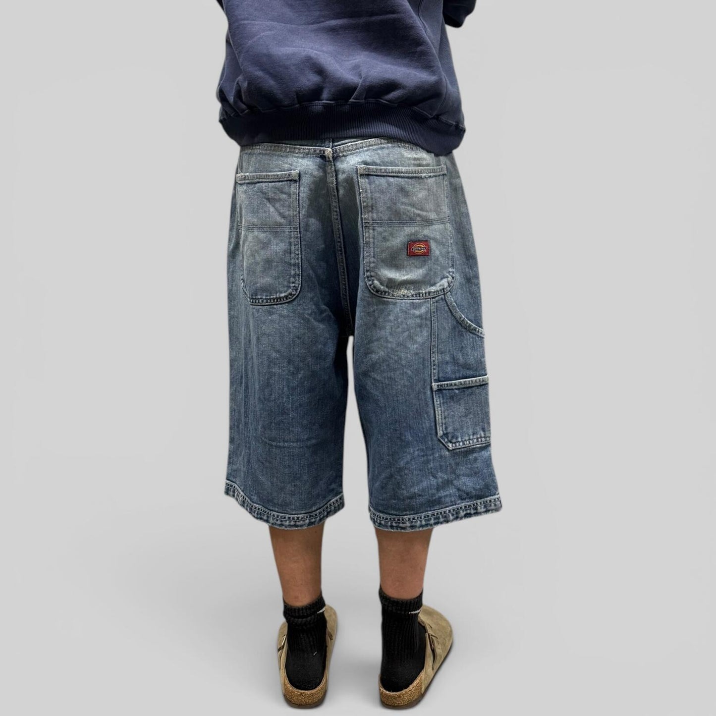 Vintage Dickies baggy carpenter denim jorts (W34)