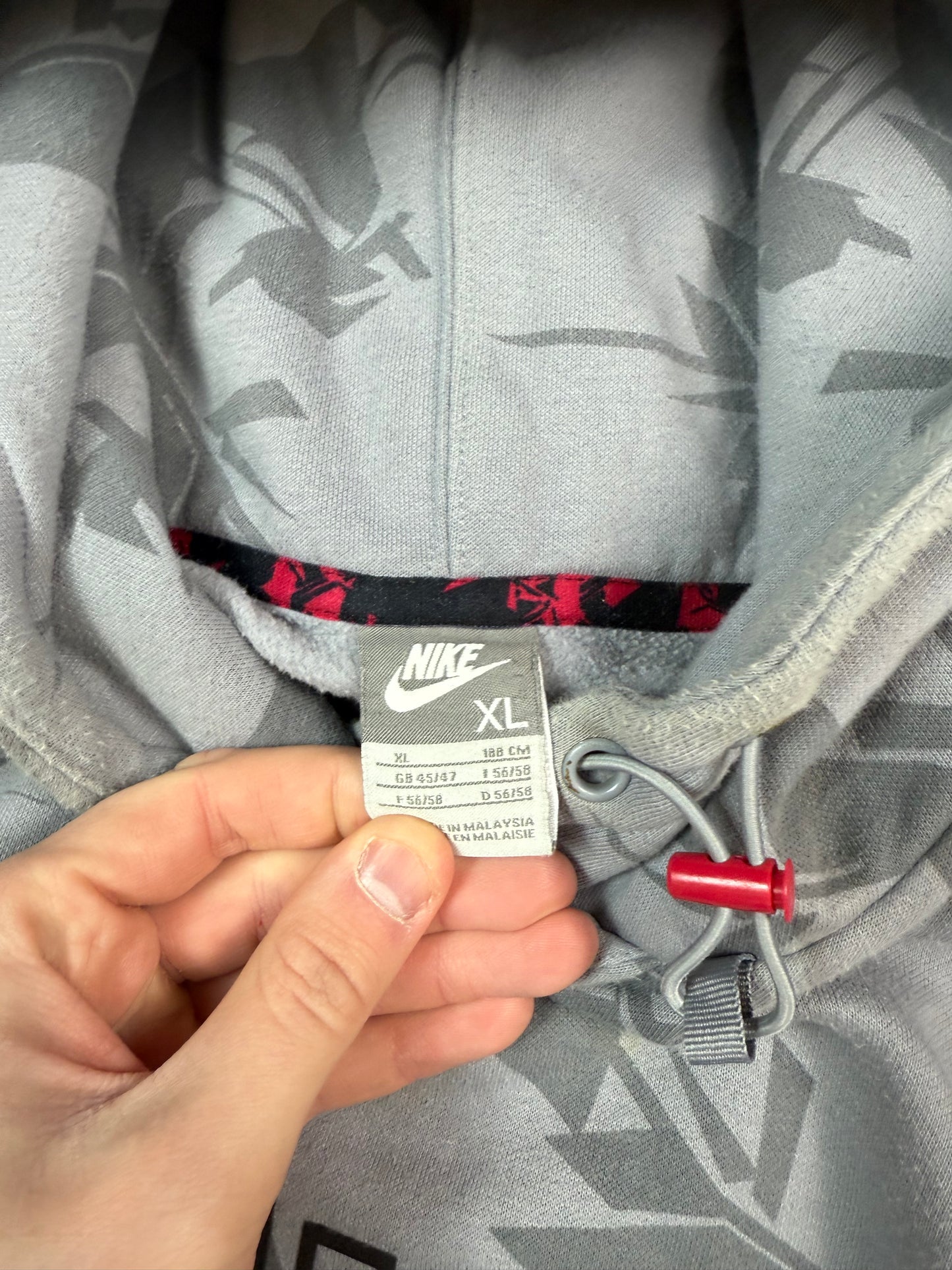 Vintage Nike Air all over print hoodie (XL)