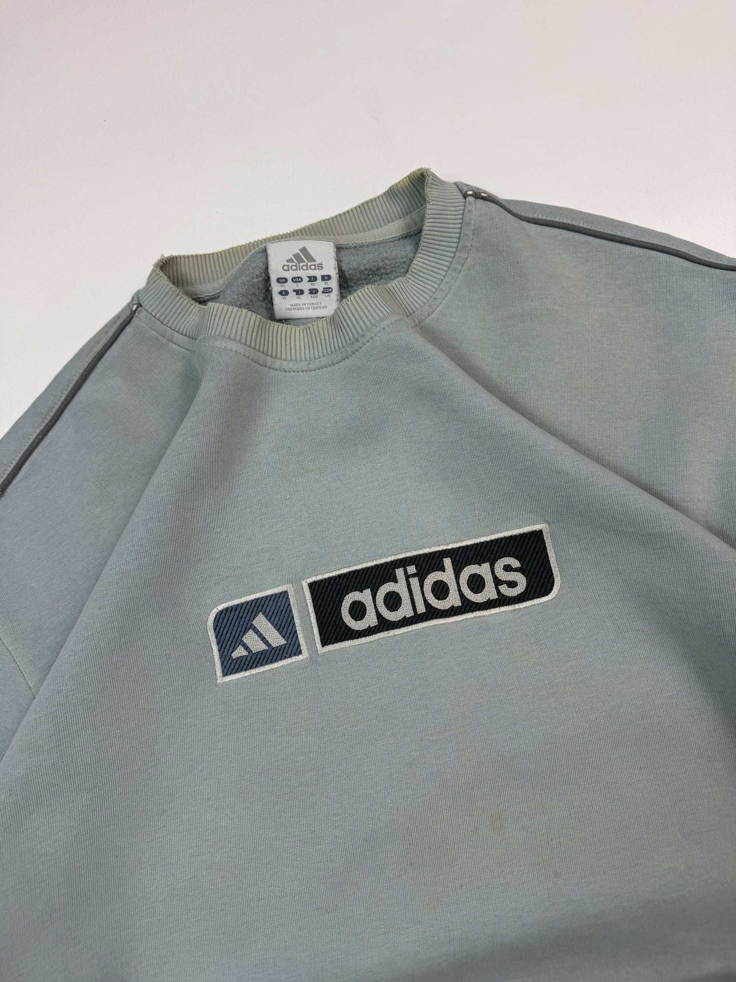 Vintage Adidas spell out sweatshirt (XL)