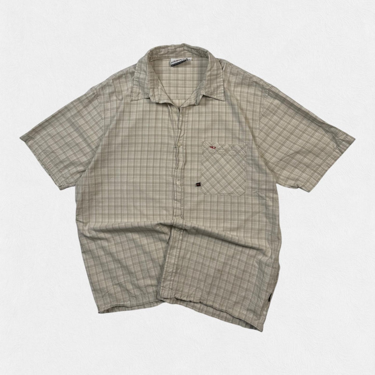 Vintage Y2K O'neill checkered short sleeve shirt (L)