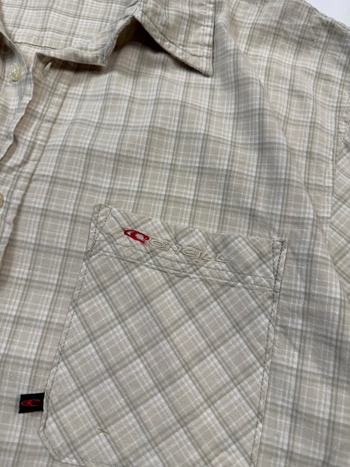 Vintage Y2K O'neill checkered short sleeve shirt (L)