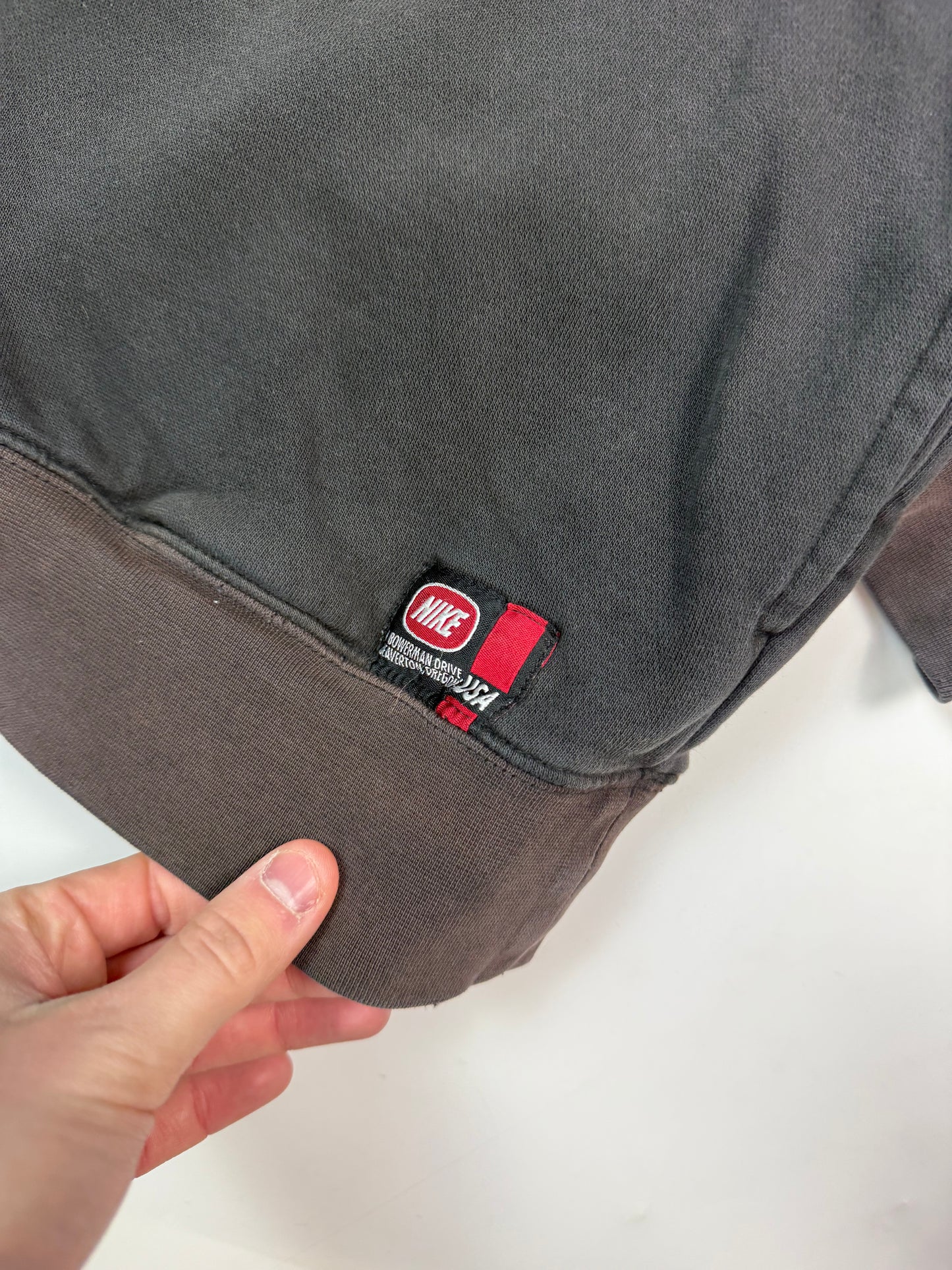 Vintage Nike spell out hoodie (L)