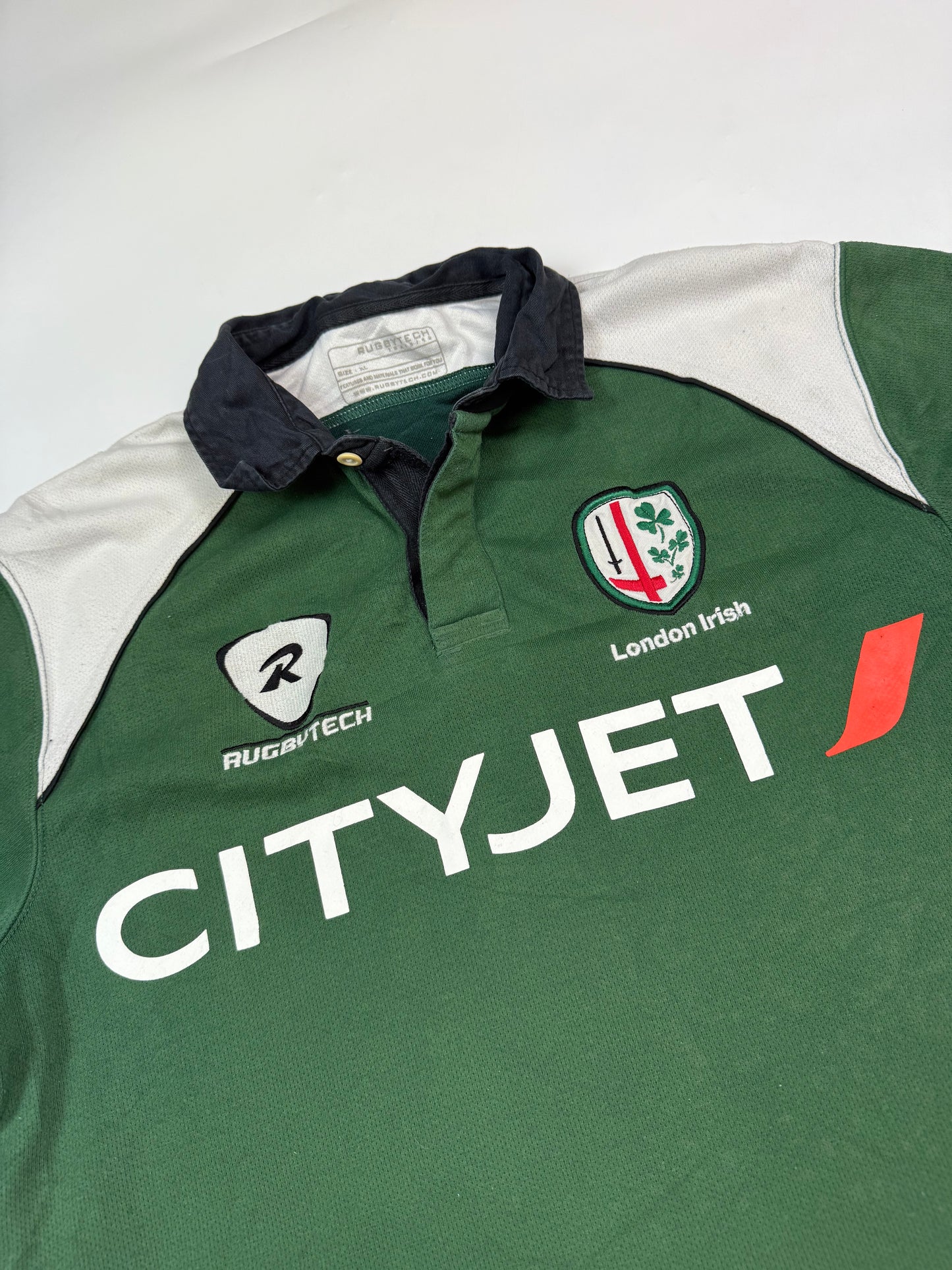 London Irish 2009/10 short sleeve rugby union shirt (XL)