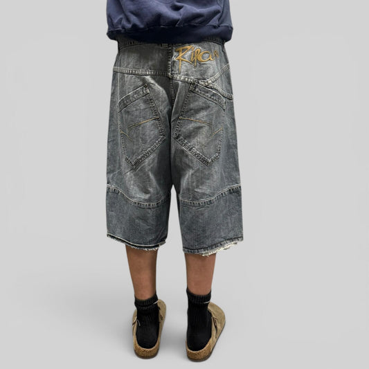 Vintage Y2K Ripcurl surfwear hip hop jorts (W36)