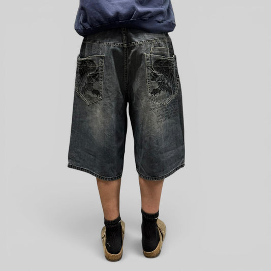 Vintage Ecko Unltd baggy hip hop jorts (W36)