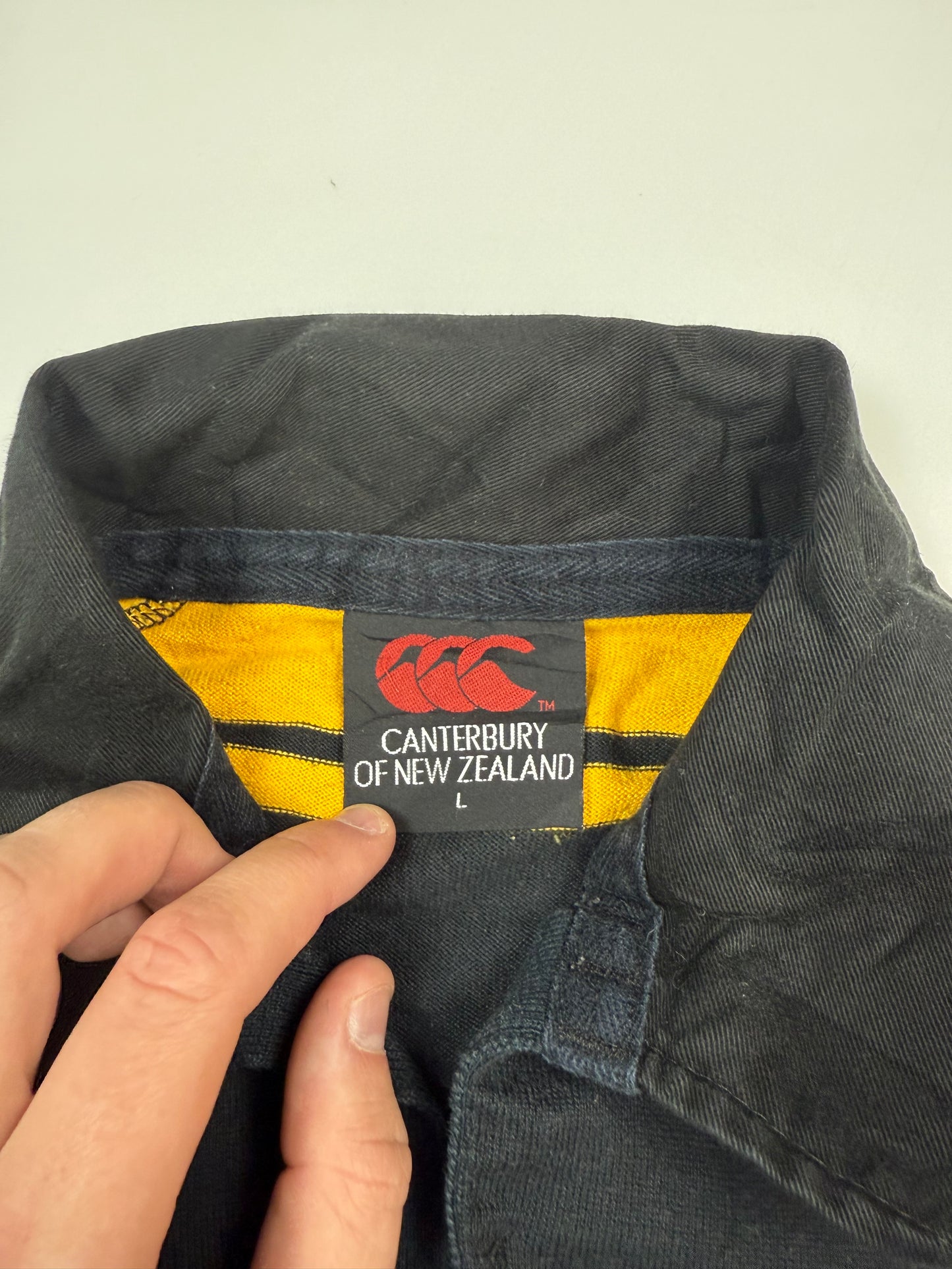 Vintage London Wasps 2001/02 Canterbury rugby union shirt (L)