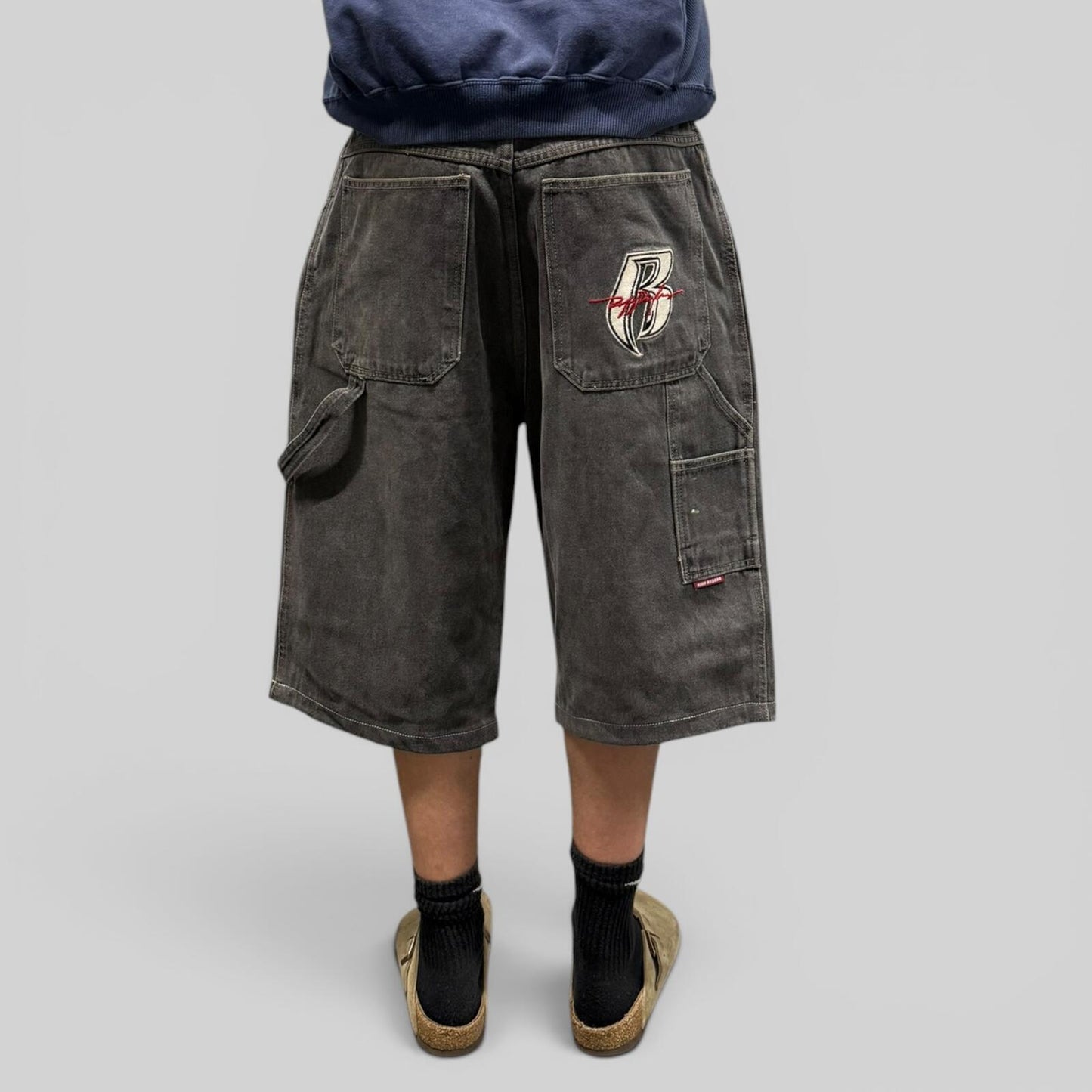 Vintage Y2K baggy hip hop carpenter jorts (W36)