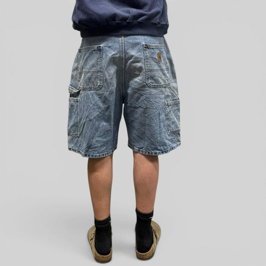 Carhartt baggy denim jean carpenter shorts jorts (W38)