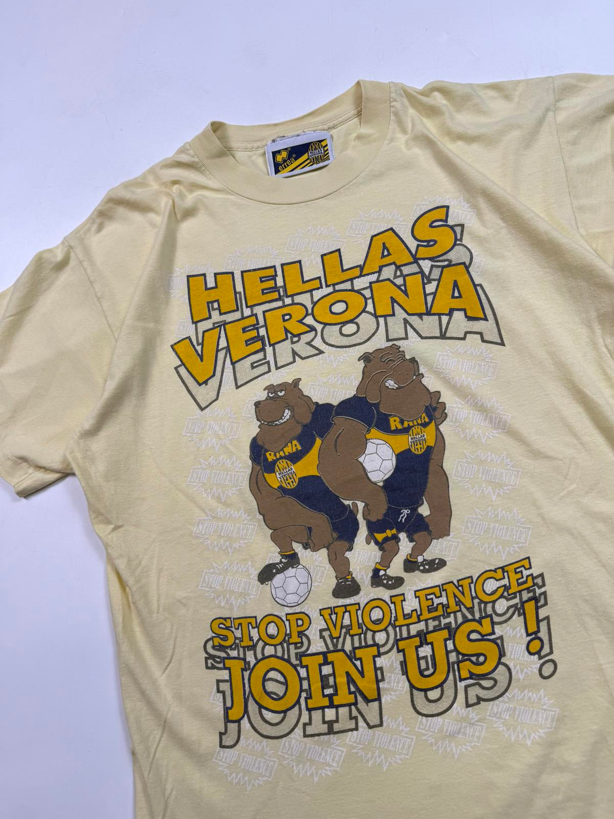 Vintage 90s Hellas Verona errea football tee (M)