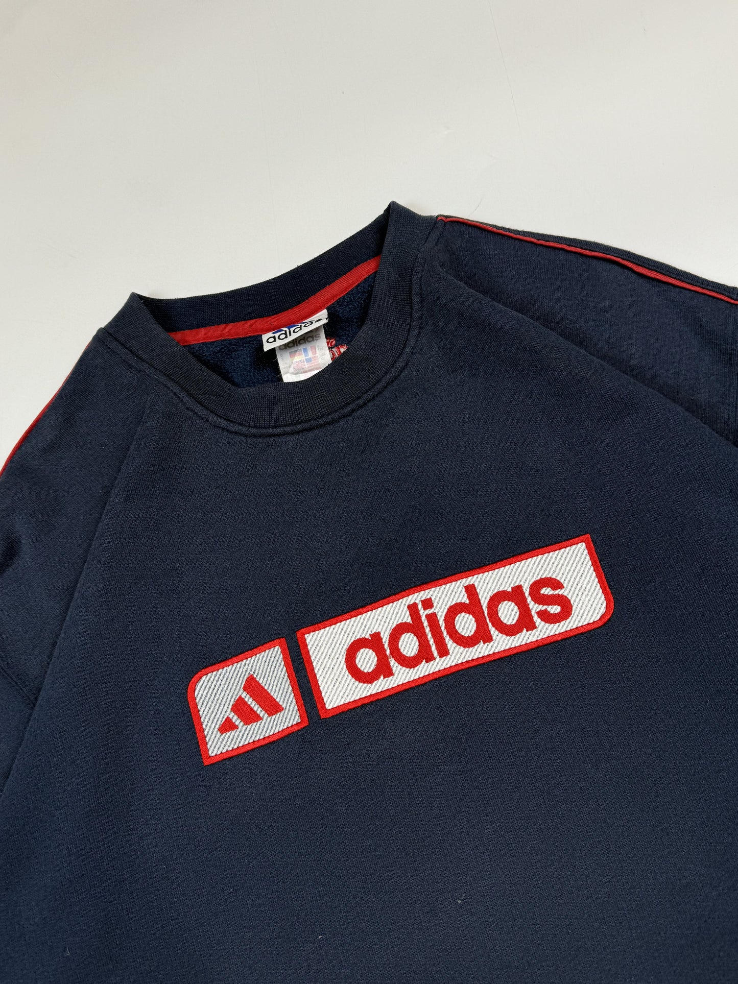 Vintage Adidas spell out sweatshirt (XL)