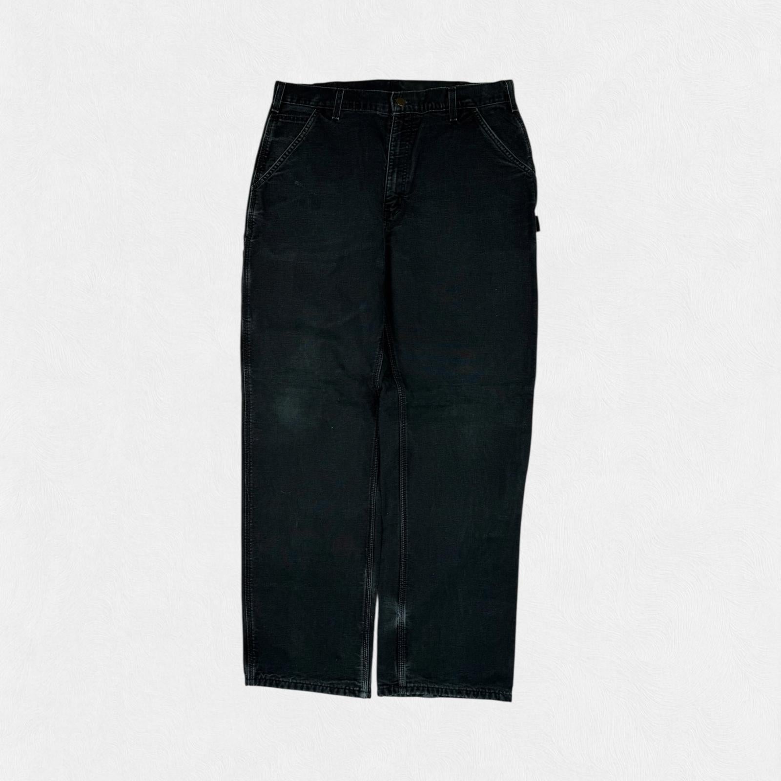 Vintage Carhartt fleece lined baggy carpenter pants (W36)