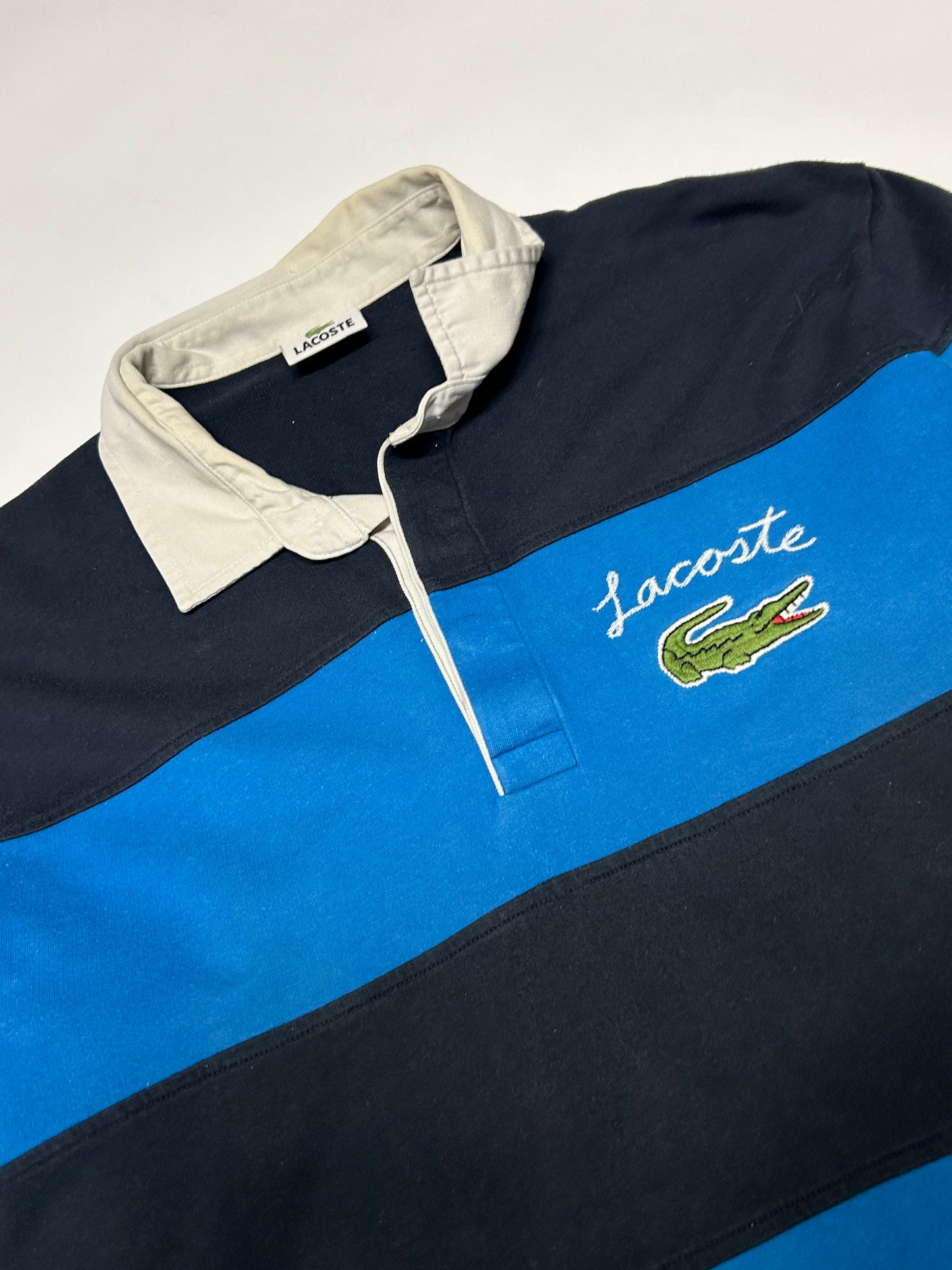 Lacoste striped rugby polo (XL)