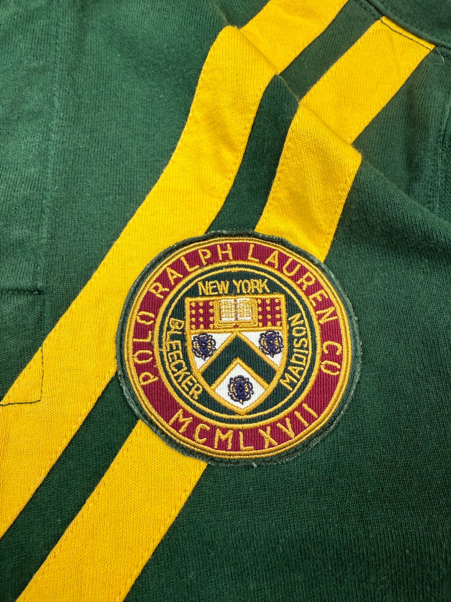 Vintage Polo Ralph Lauren crest rugby polo shirt (M)