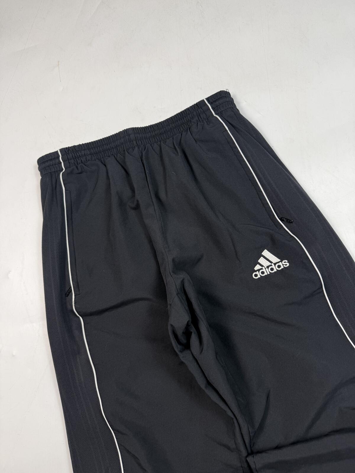Vintage 90s adidas wide leg baggy track pants (M)