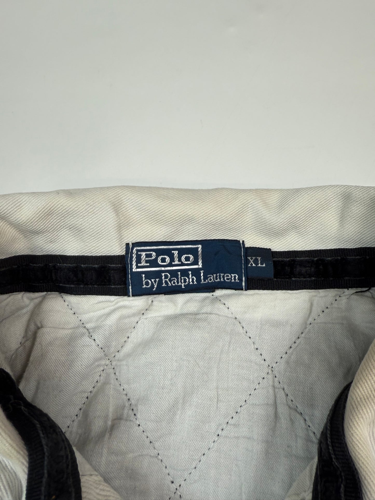 Vintage Polo Ralph Lauren striped rugby polo shirt (XL)