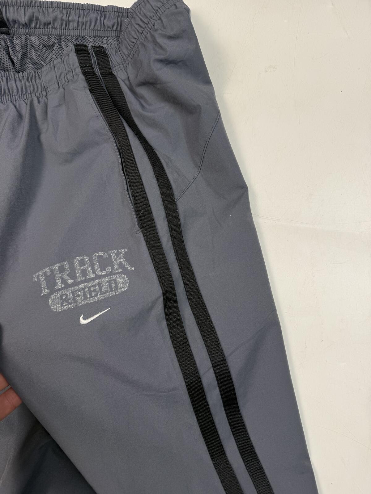 Vintage Nike side stripe baggy track pants (M)