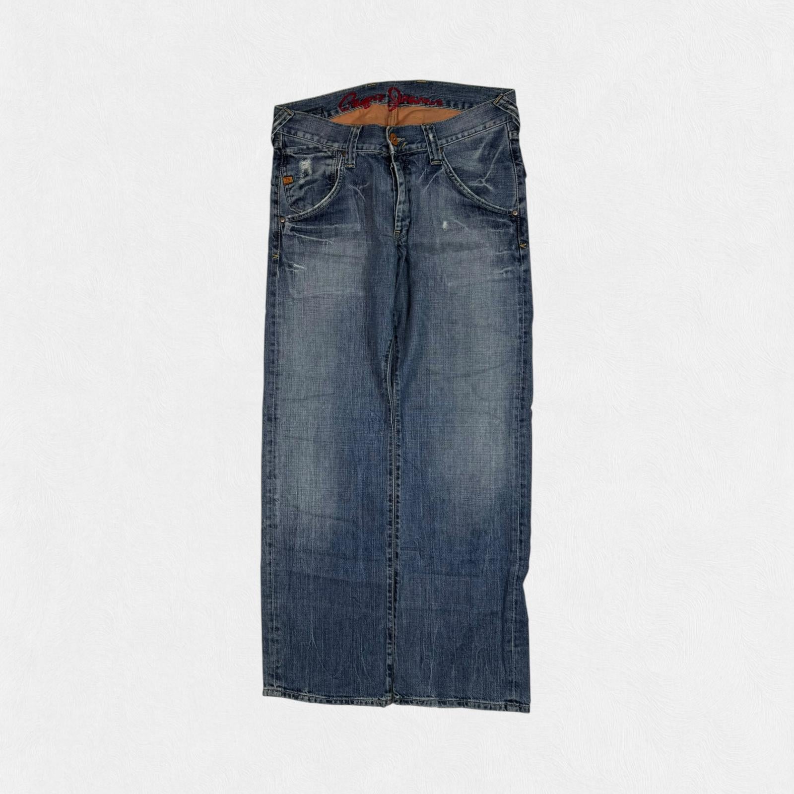 Vintage Y2K Pepe Jeans baggy hip hop denim (W34)