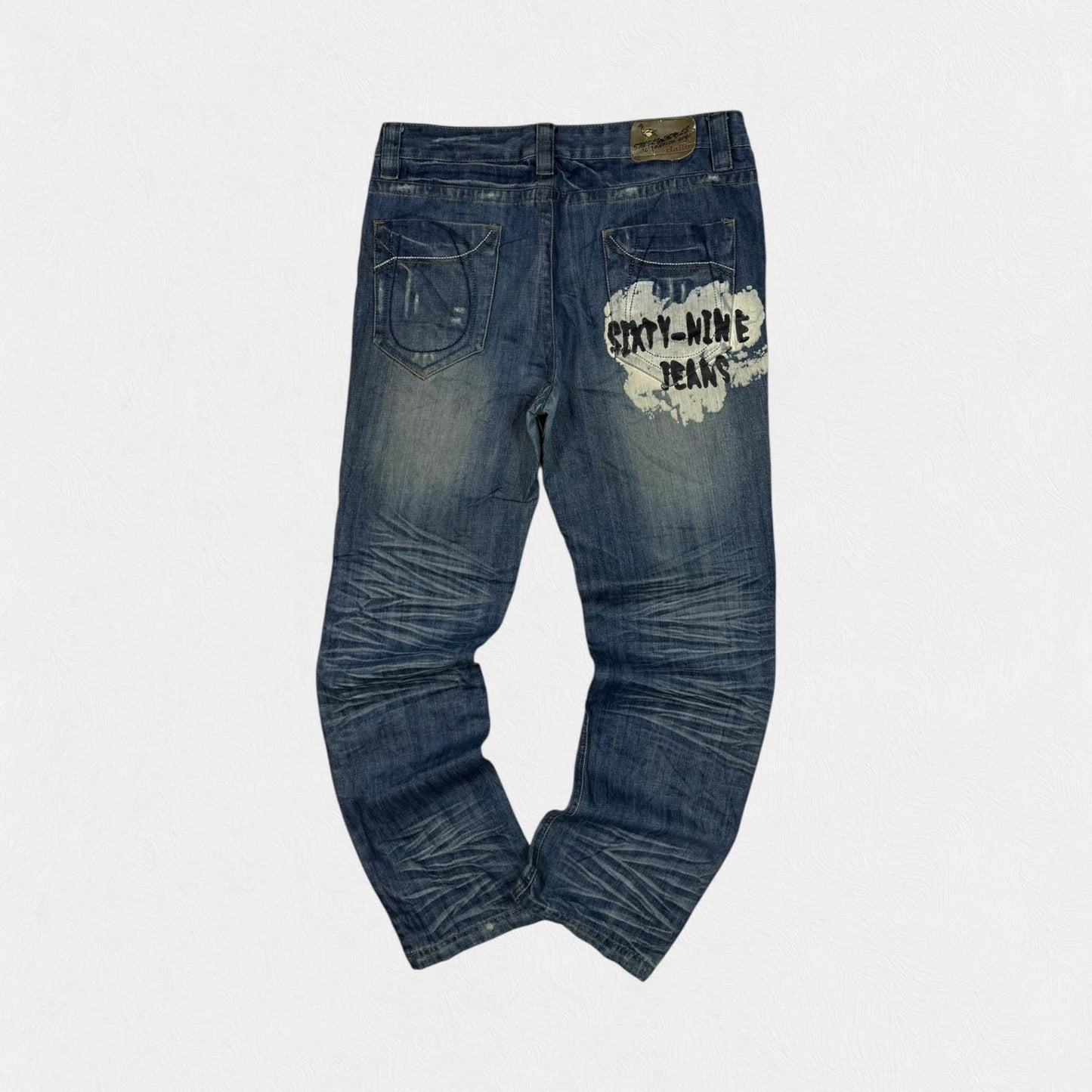 Vintage Y2K baggy hip hop Jeans (W36)
