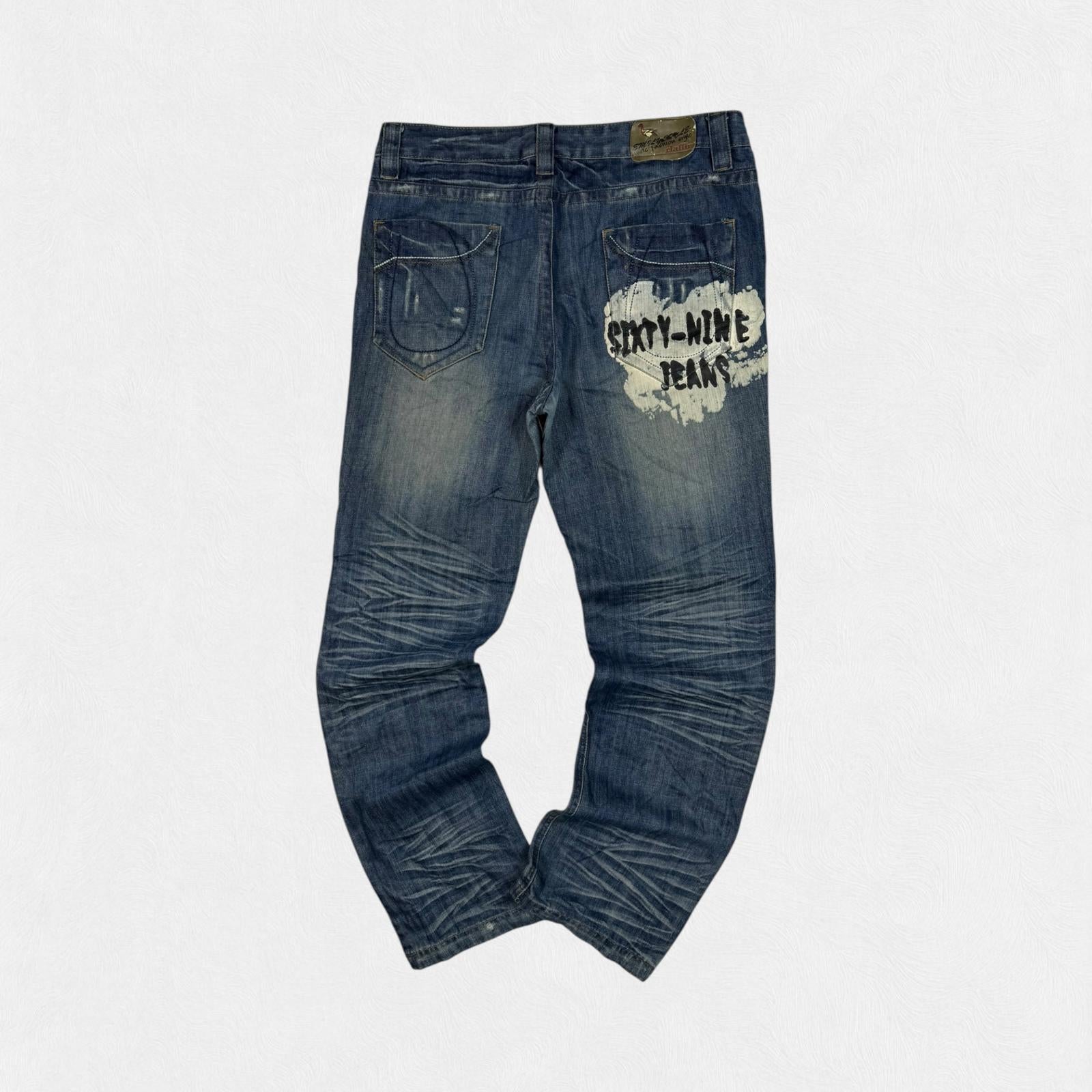 Vintage Y2K baggy hip hop Jeans (W36)