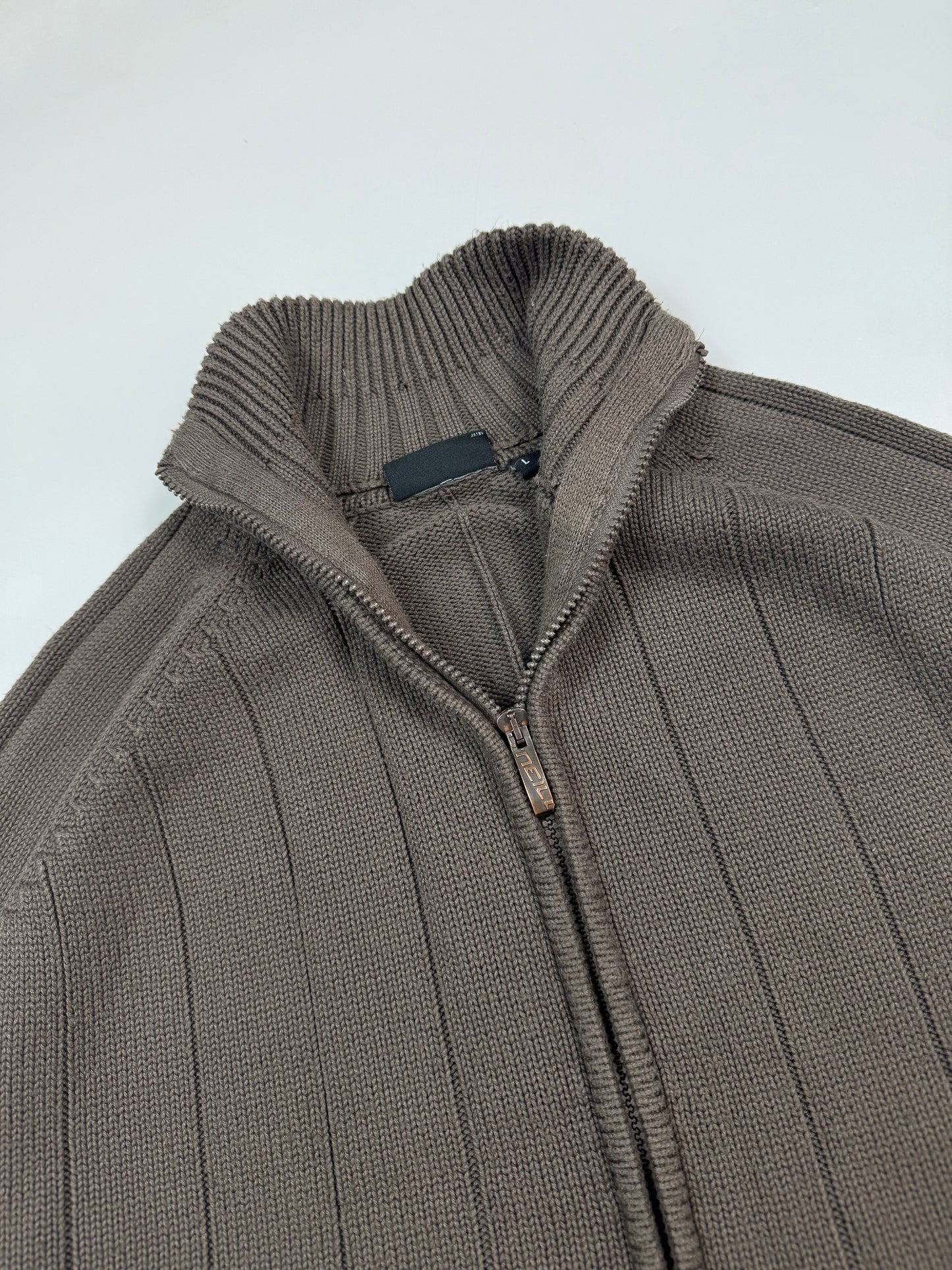 Vintage O'neill full zip knit sweater (L)