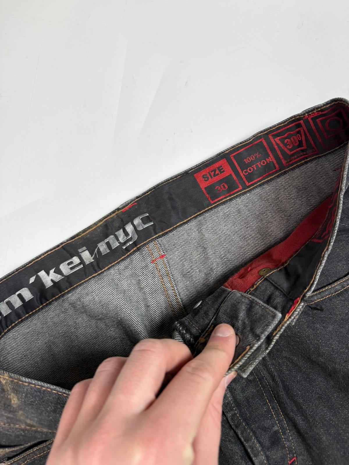Vintage Y2K baggy hip hop Jeans (W32)