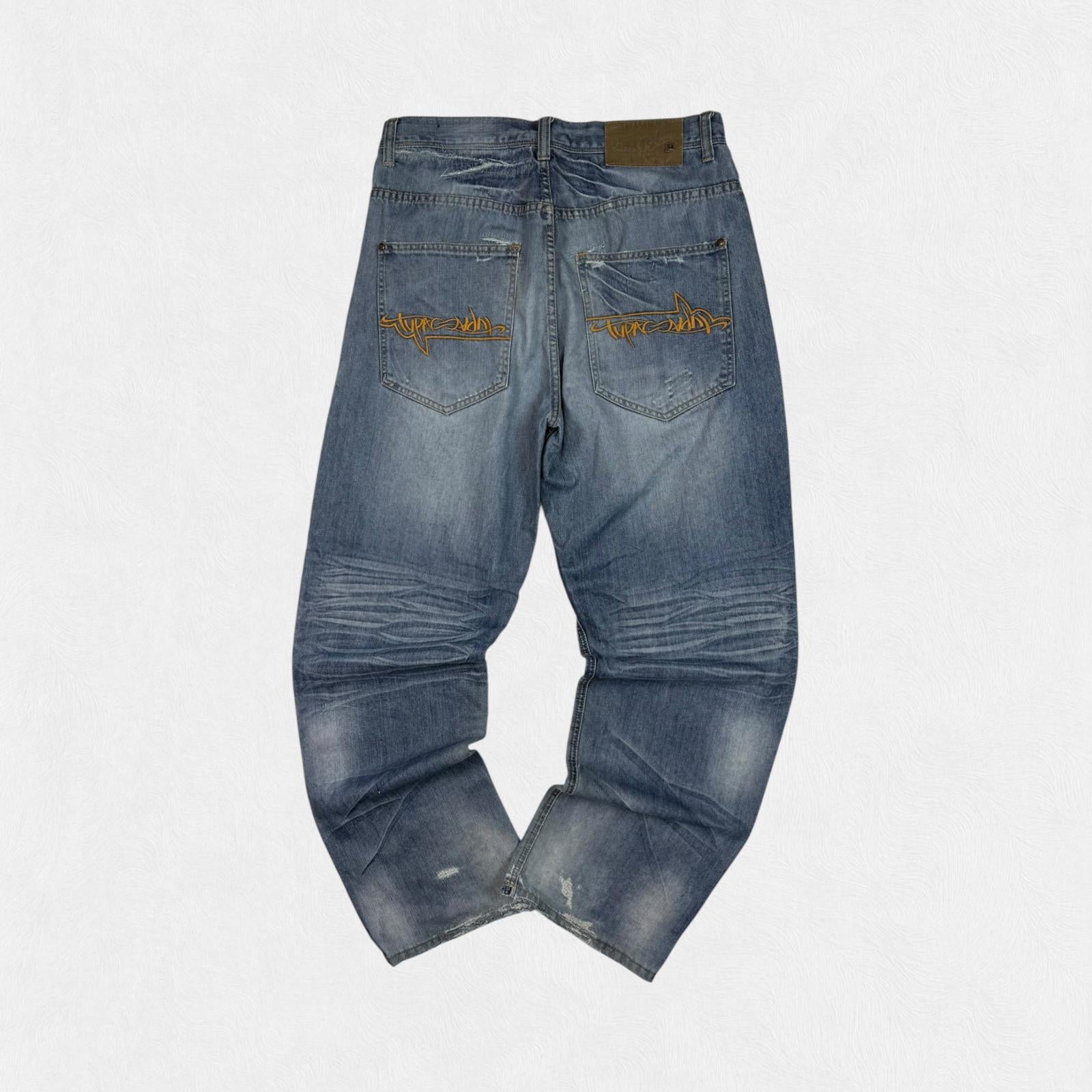 Vintage Y2K baggy hip hop Jeans (W36)