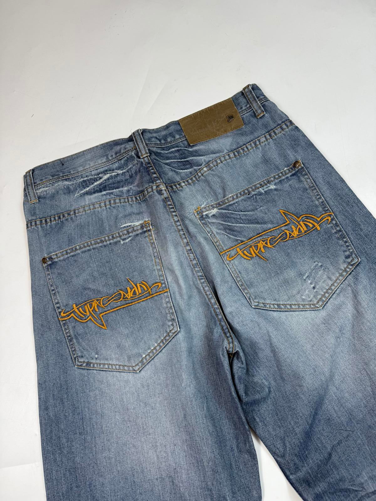 Vintage Y2K baggy hip hop Jeans (W36)