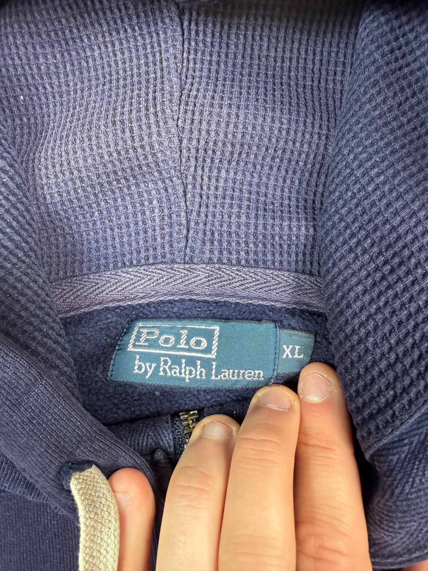 Vintage Polo Ralph Lauren zip up hoodie (XL)