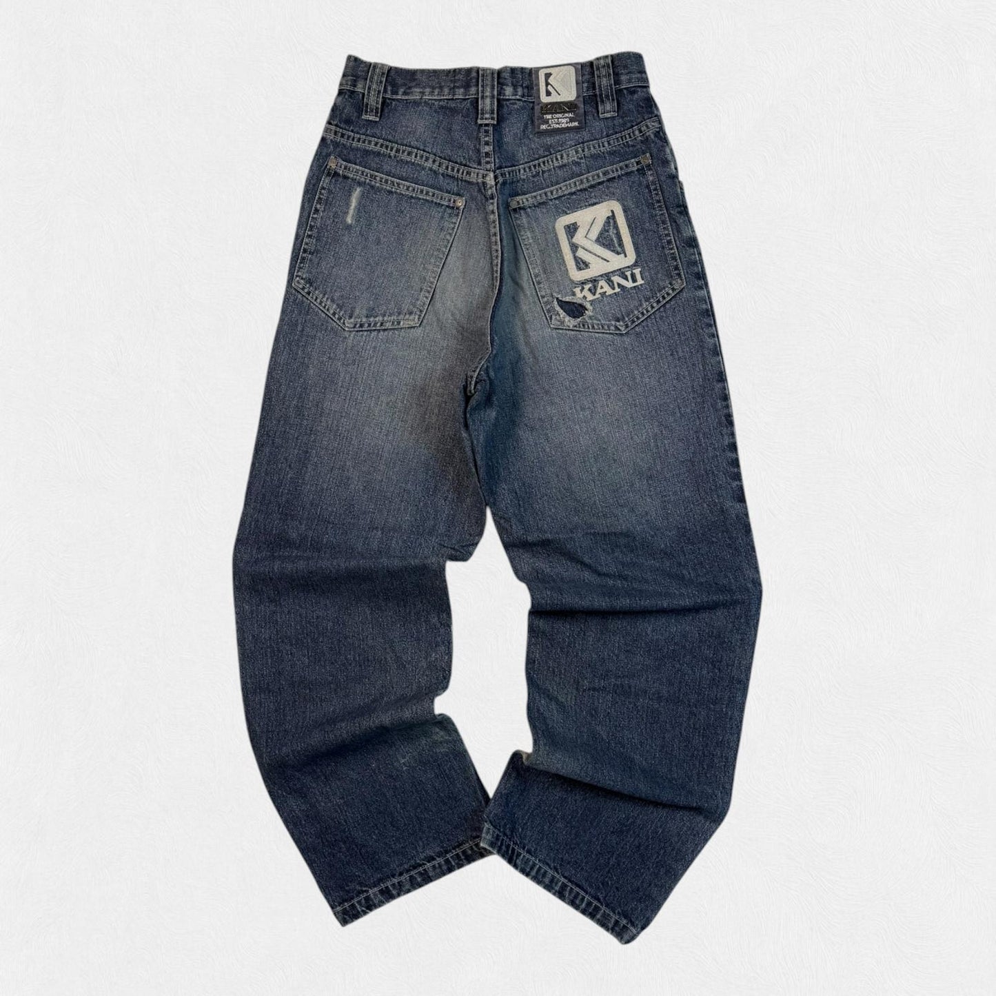Vintage Y2K Karl Kani baggy hip hop jeans (W26)