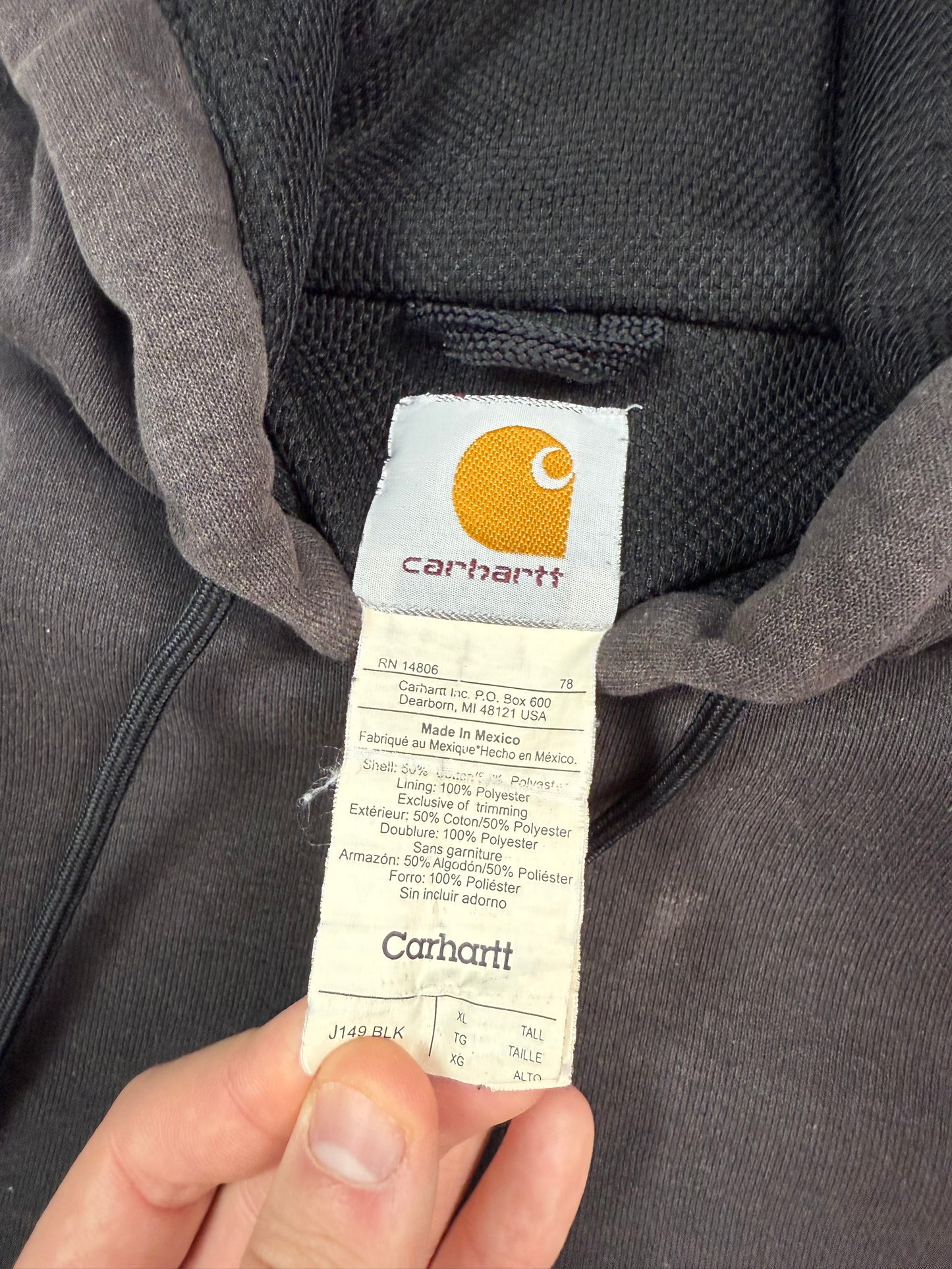 Carhartt heavyweight full zip hoodie (XL)