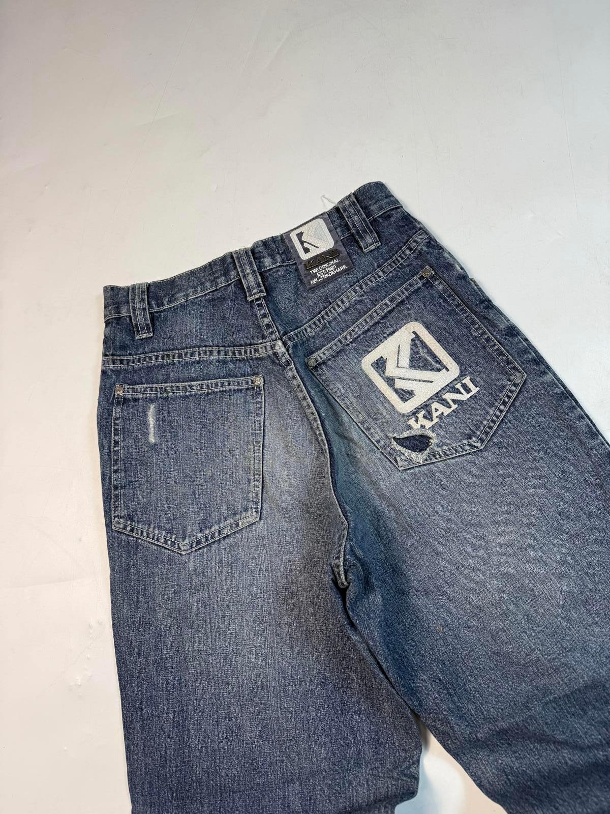 Vintage Y2K Karl Kani baggy hip hop jeans (W26)