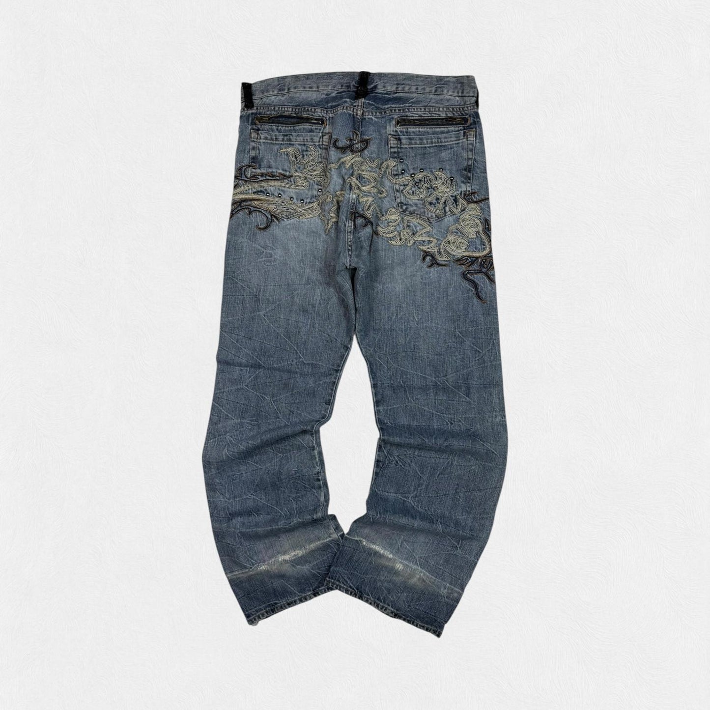 Vintage Y2K Japanese baggy hip hop Jeans (W36)