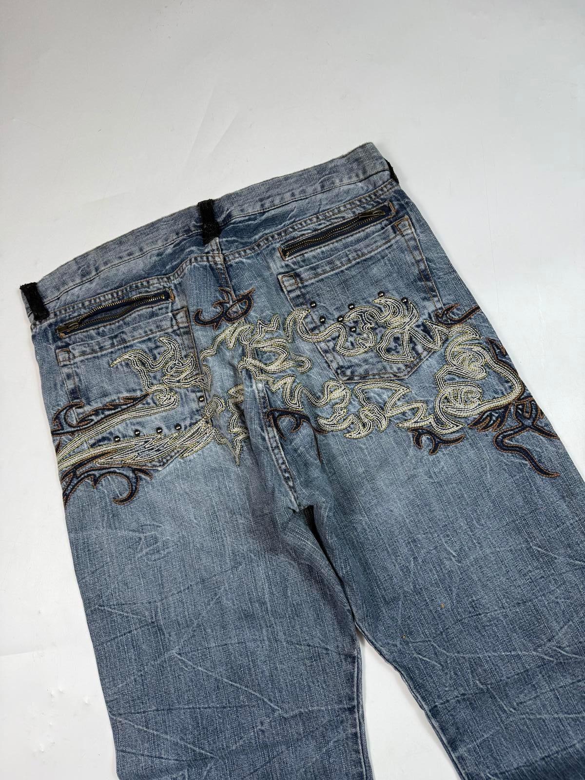 Vintage Y2K Japanese baggy hip hop Jeans (W36)
