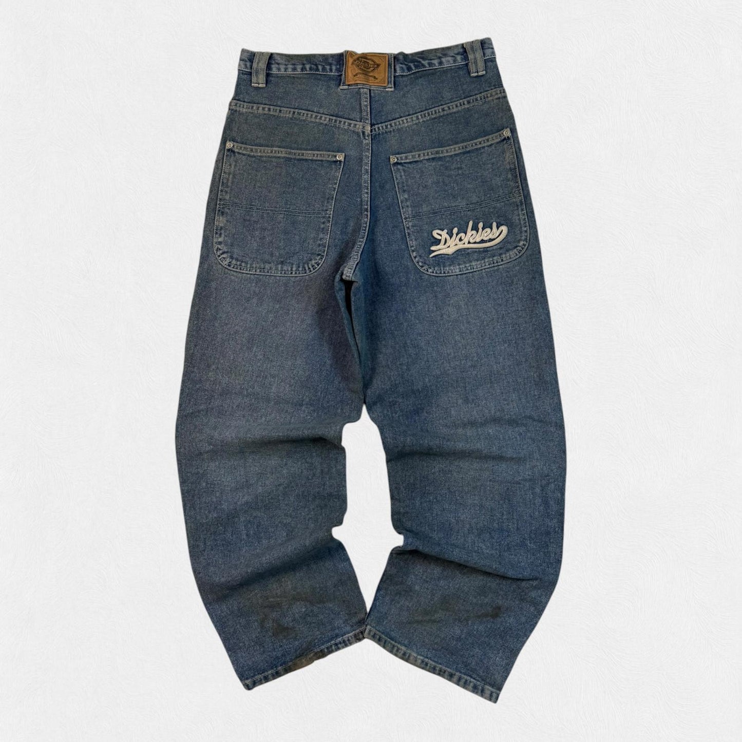 Vintage Dickies spell out baggy jeans (W34)