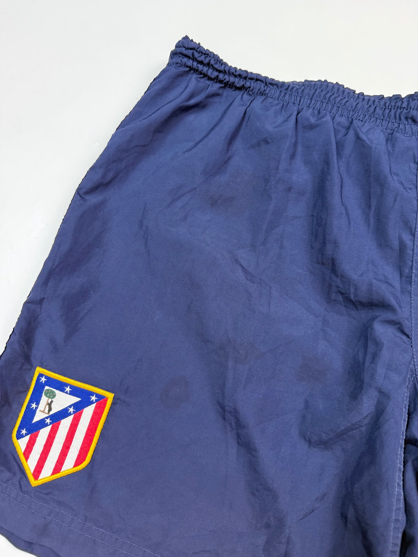 Vintage Atletico Madrid 2003/04 Nike home football shorts (M)
