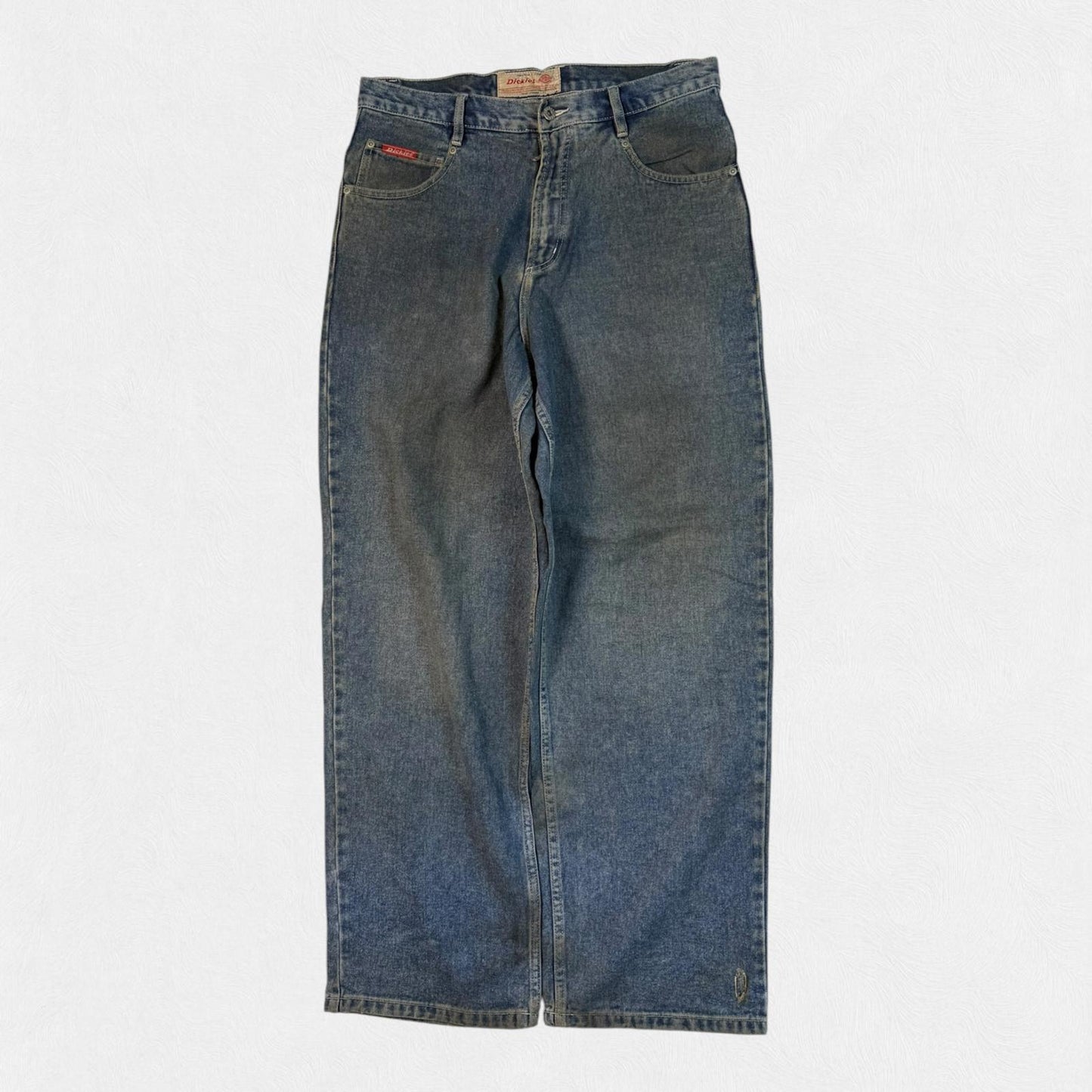 Vintage Dickies spell out baggy jeans (W34)
