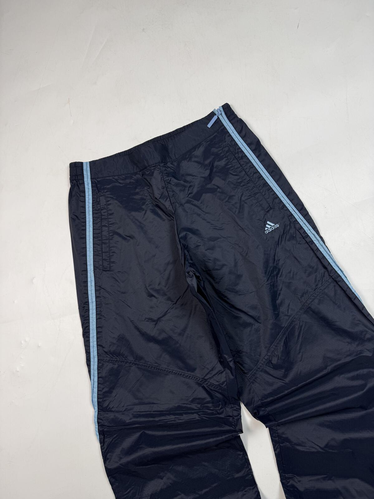 Vintage 90s adidas wide leg baggy track pants (L)