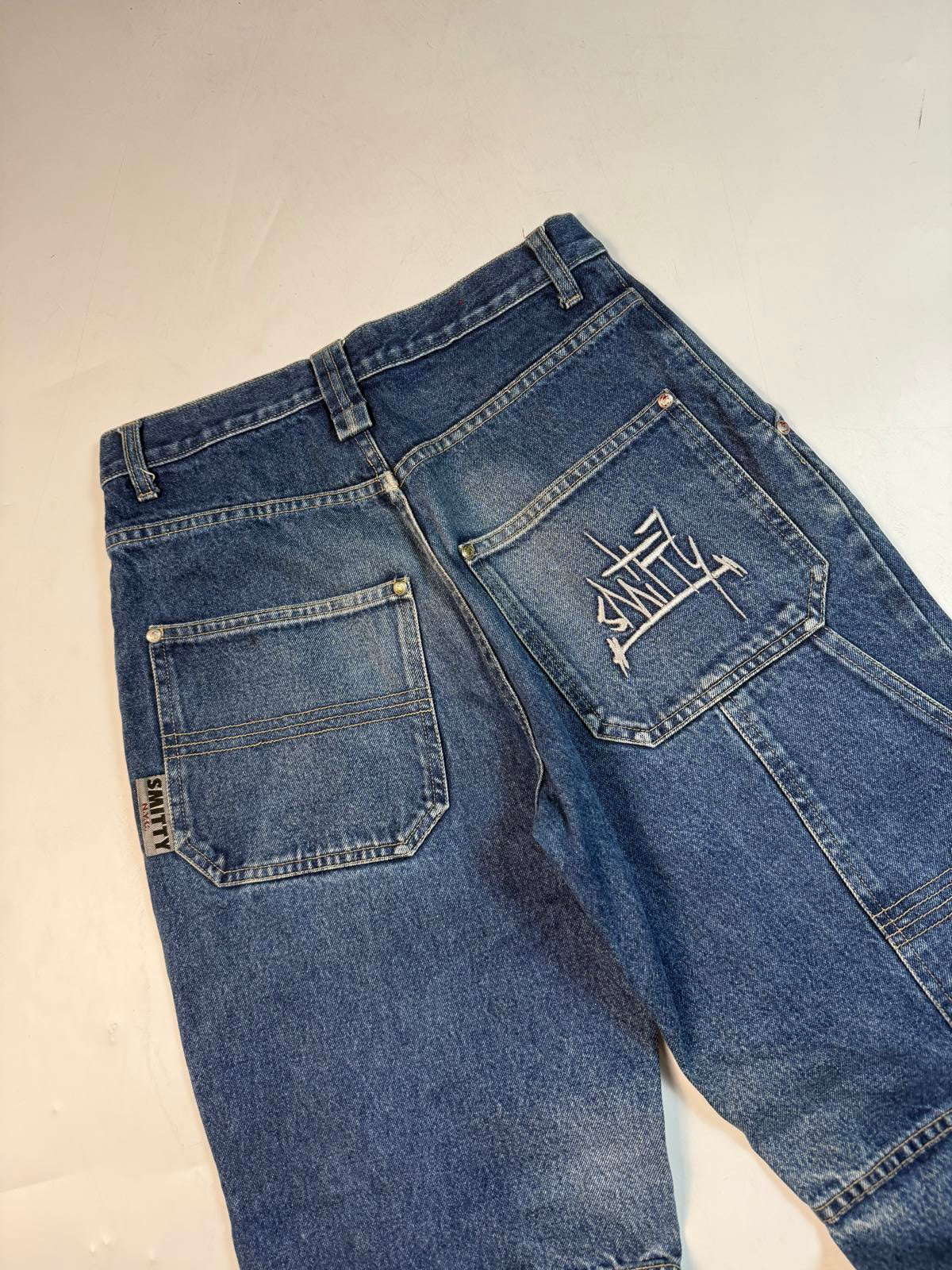 Vintage Y2K baggy carpenter hip hop jeans (W28)