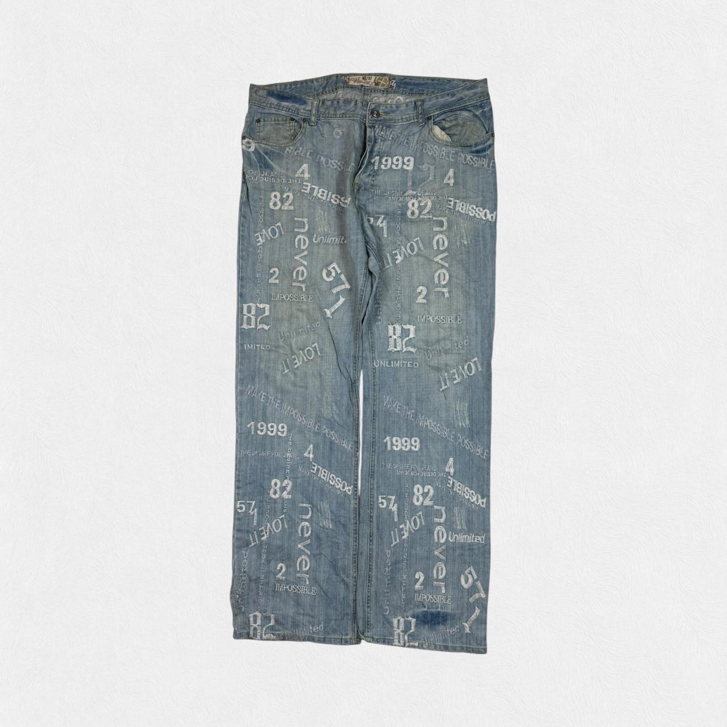 Vintage Fishbone baggy hip hop Jeans (W40)