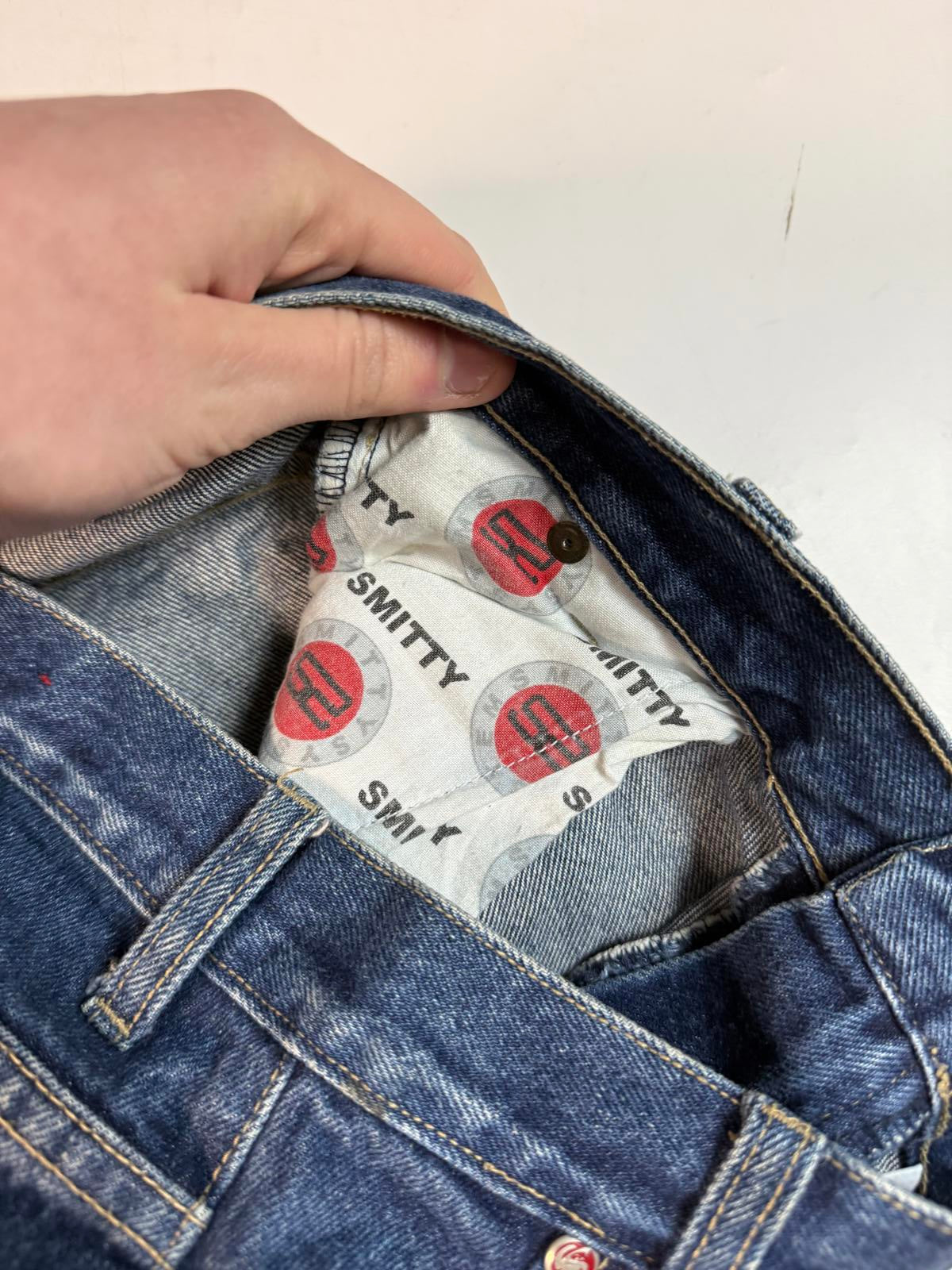 Vintage Y2K baggy carpenter hip hop jeans (W28)