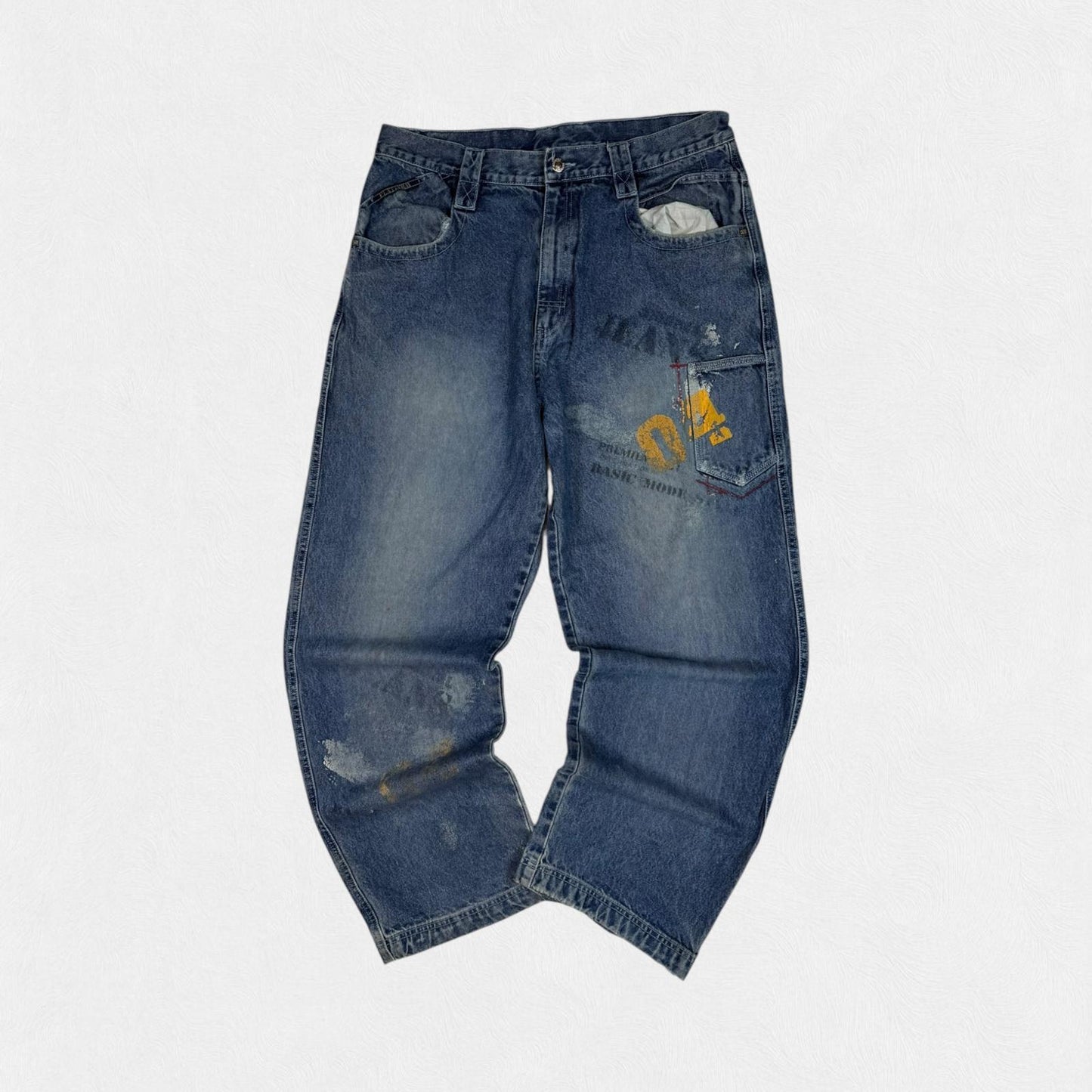 Vintage Y2K baggy hip hop Jeans (W36)