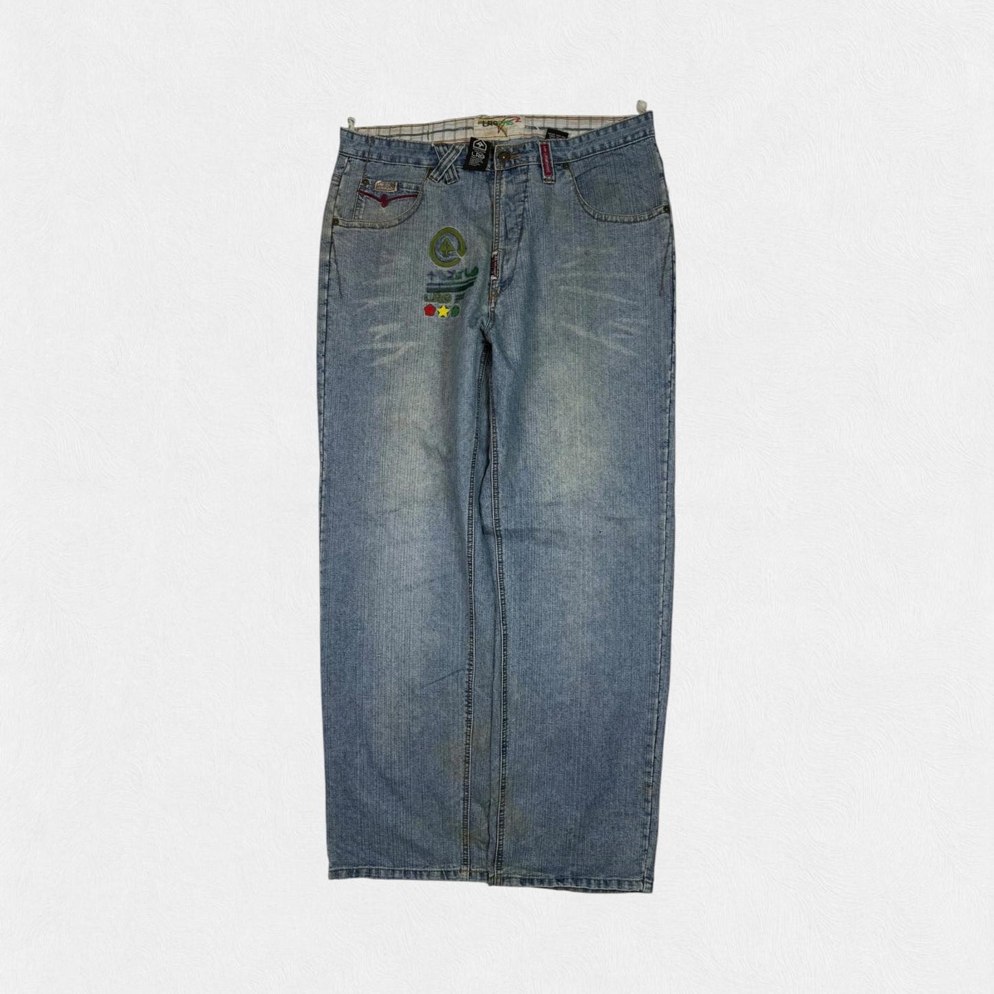 Vintage Y2K baggy hip hop Jeans (W38)