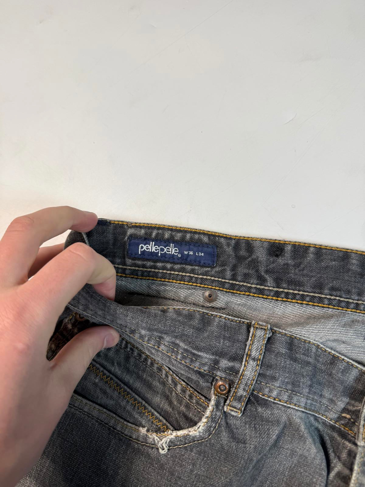 Vintage Pelle Pelle baggy hip hop jeans (W36)