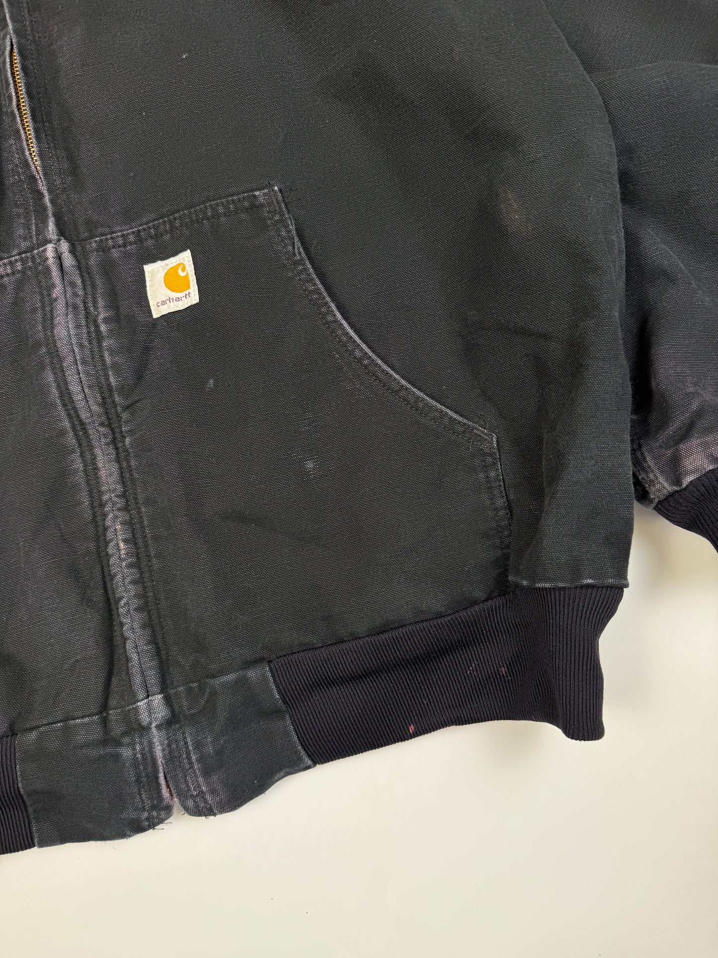 Vintage Carhartt hooded active workwear jacket (XL)