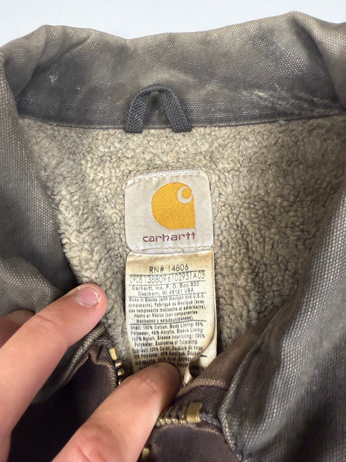 Vintage Carhartt sherpa lined ridge arctic jacket (XL)
