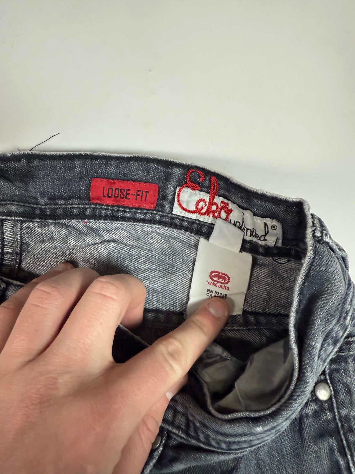Vintage Ecko Unltd straight fit hip hop Jeans (W32)