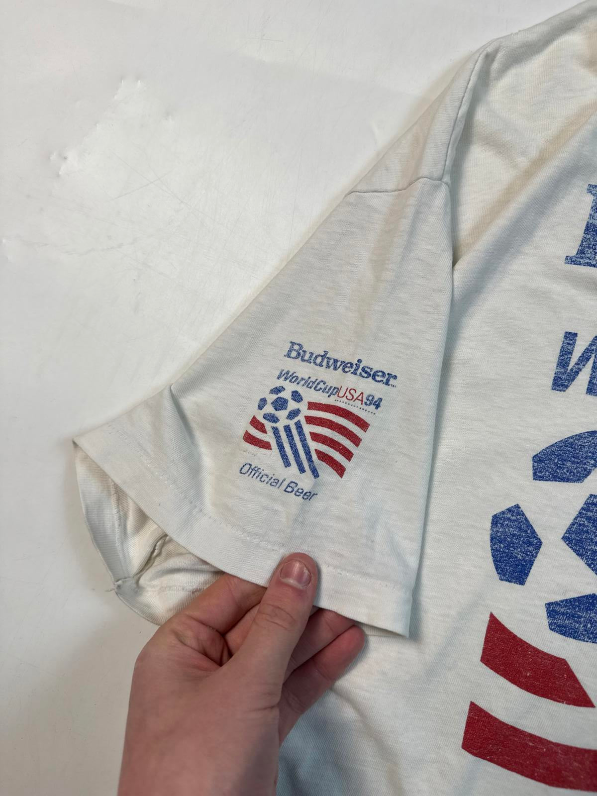 Vintage Budweiser world cup 1994 graphic tee (XL)