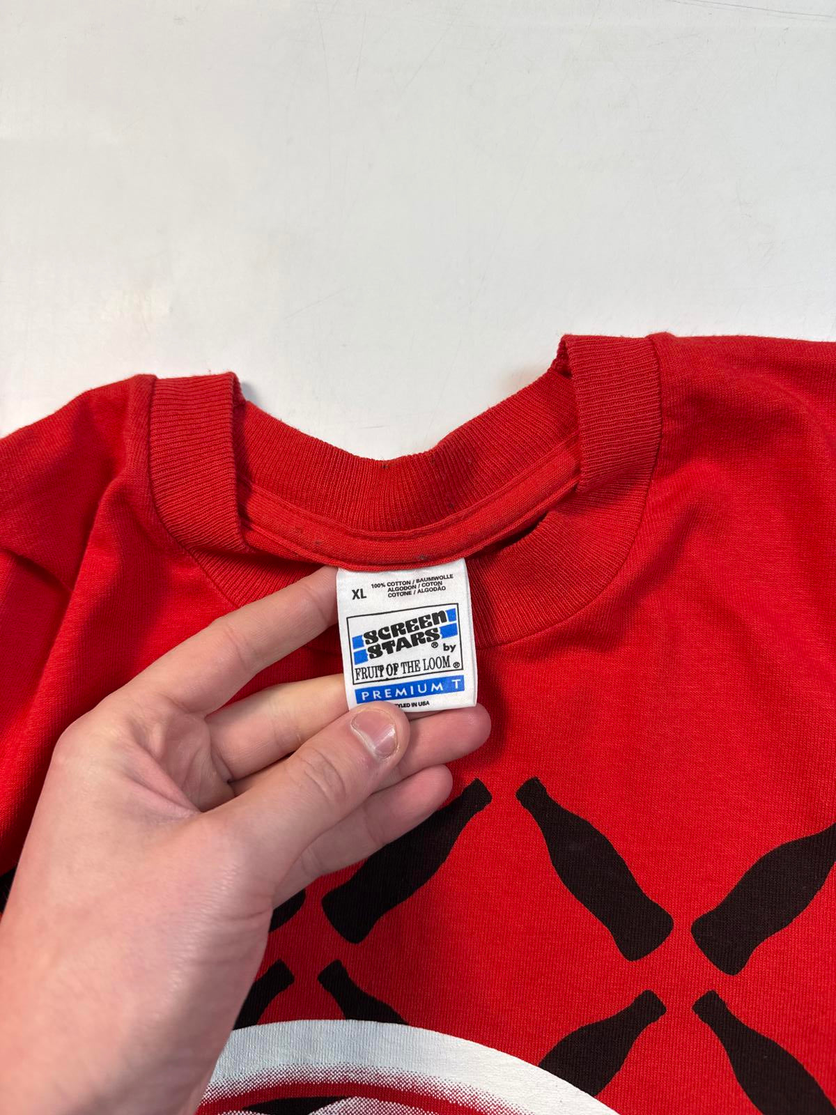 Vintage Coca cola euro 1996 graphic tee (XL)